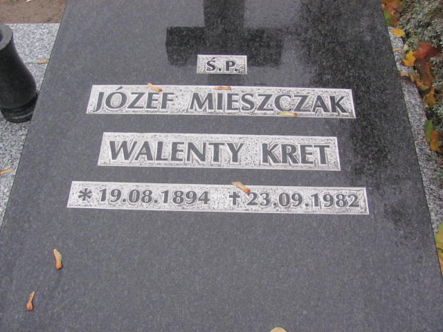 Walenty Kret 1894 Liszkowo - Grobonet - Wyszukiwarka osób pochowanych
