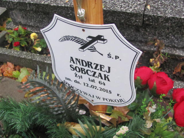 Andrzej Sobczak 1951 Liszkowo - Grobonet - Wyszukiwarka osób pochowanych