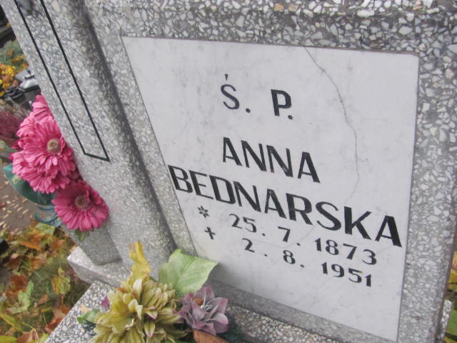 Anna Bednarska 1873 Liszkowo - Grobonet - Wyszukiwarka osób pochowanych