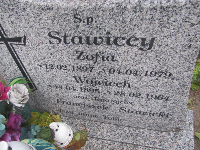 Zofia Stawicka 1897 Liszkowo - Grobonet - Wyszukiwarka osób pochowanych