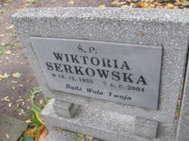Wiktoria Serkowska 1933 Liszkowo - Grobonet - Wyszukiwarka osób pochowanych