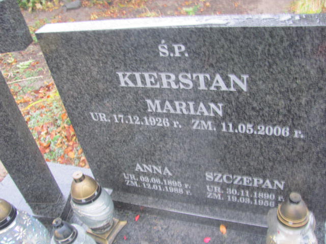 Marian Kierstan 1926 Liszkowo - Grobonet - Wyszukiwarka osób pochowanych