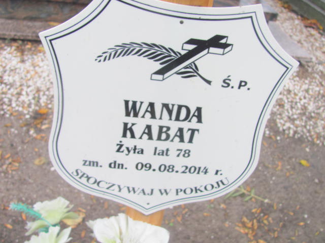 Wanda Kabat 1936 Liszkowo - Grobonet - Wyszukiwarka osób pochowanych