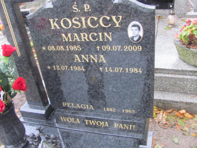 Marcin Kosicki 1985 Liszkowo - Grobonet - Wyszukiwarka osób pochowanych