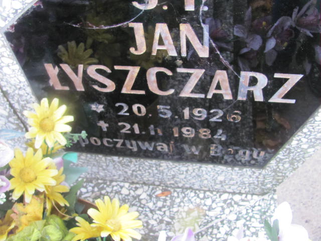 Jan Łyszczarz 1926 Liszkowo - Grobonet - Wyszukiwarka osób pochowanych