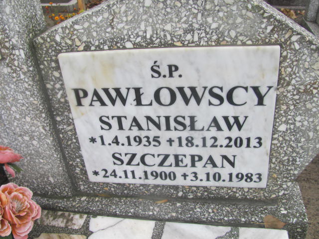 Stanisław Pawłowski 1935 Liszkowo - Grobonet - Wyszukiwarka osób pochowanych